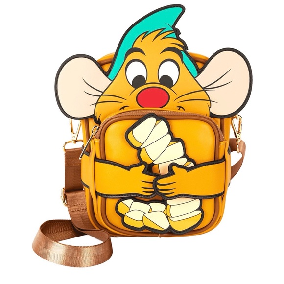 Disney Handbags - NWT Cinderella 75th Anniversary Gus Gus Crossbuddies Crossbody Loungefly Bag